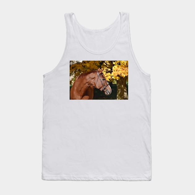 Chestnut mare Tank Top by theartsyeq